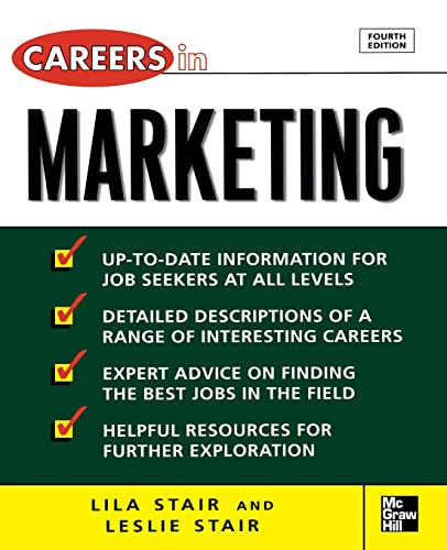 Careers in Marketing by Leslie Stair, 9780071493123 Careers in Marketing by Leslie Stair, 9780071493123