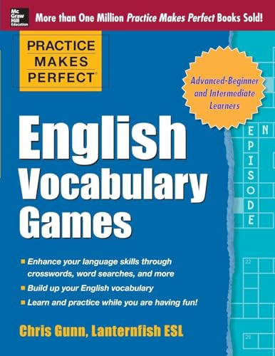 Practice Makes Perfect English Vocabulary Games by Chris Gunn, 9780071820721