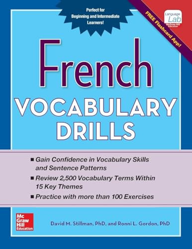 French Vocabulary Drills by David M. Stillman, Ronni L. Gordon, 9780071826426