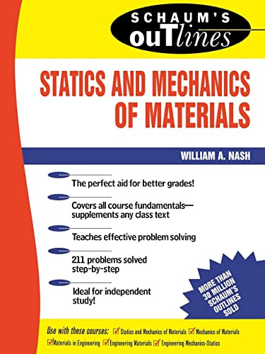 Schaum's Outline Of Statics and Mechanics of Materials by William Nash, 9780070458963