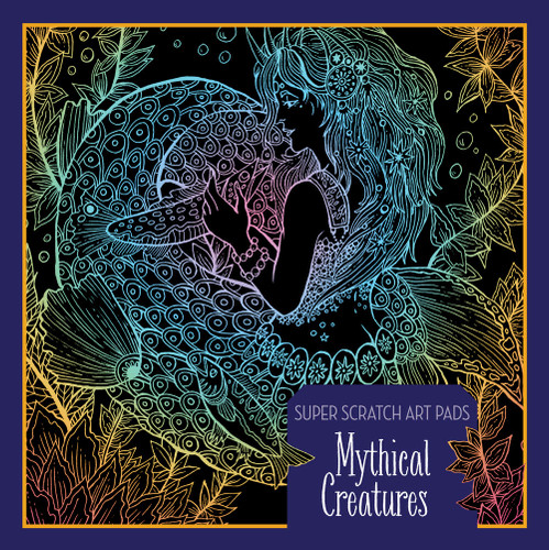 Super Scratch Art Pads: Mythical Creatures by Union Square Kids, 9781454925040