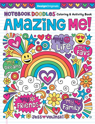 Notebook Doodles Amazing Me (Coloring & Activity Book) by Jess Volinski, 9781497203396 Notebook Doodles Amazing Me (Coloring & Activity Book) by Jess Volinski, 9781497203396