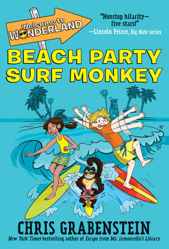 Welcome to Wonderland #2: Beach Party Surf Monkey - 9780553536133 by Chris Grabenstein, 9780553536133