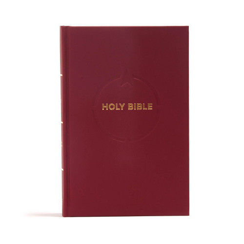 CSB Pew Bible, Garnet Hardcover (Holy Bible) by CSB Bibles by Holman, 9781433647499