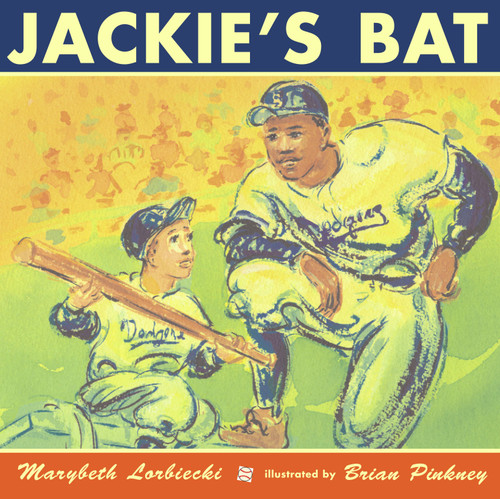 Jackie's Bat by Marybeth Lorbiecki, Brian Pinkney, 9780689841026