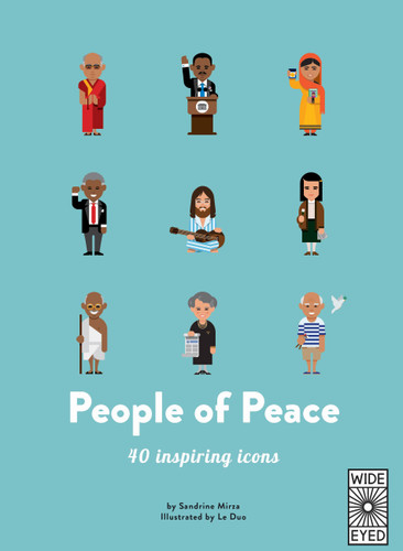 People of Peace (40 inspiring icons) by Sandrine Mirza, Le Le Duo, 9781786031440