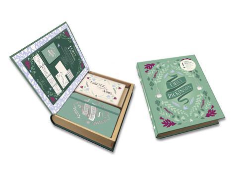 Emily Dickinson Deluxe Note Card Set (With Keepsake Book Box) by Insight Editions, 9781683833123