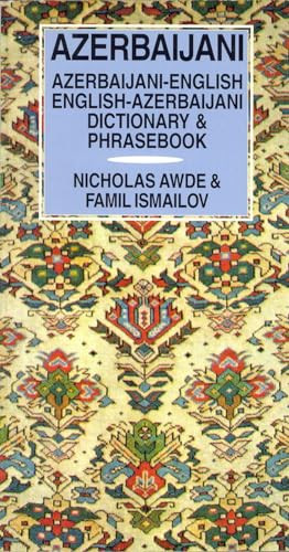 Azerbaijani-English/English-Azerbaijani Dictionary & Phrasebook by Nicholas Awde, 9780781806848