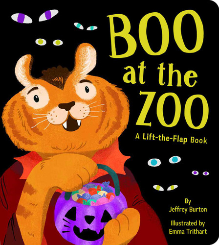 Boo at the Zoo (A Lift-the-Flap Book) by Jeffrey Burton, Emma Trithart, 9781534420335
