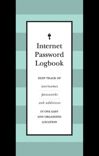 Internet Password Logbook (Miniature Edition) - 9781631065644 by Editors of Rock Point, 9781631065644