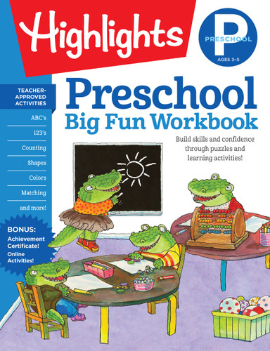 Preschool Big Fun Workbook by Highlights Learning, 9781629797625