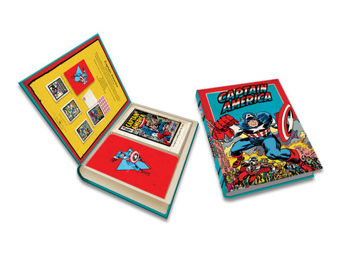 Marvel: Captain America Deluxe Note Card Set (With Keepsake Book Box) by Insight Editions, 9781683836186 Marvel: Captain America Deluxe Note Card Set (With Keepsake Book Box) by Insight Editions, 9781683836186
