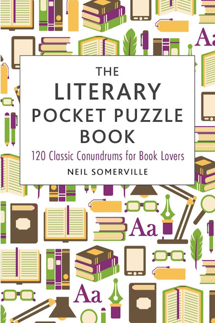 The Literary Pocket Puzzle Book (120 Classic Conundrums for Book Lovers) (Miniature Edition) by Neil Somerville, 9781510710771