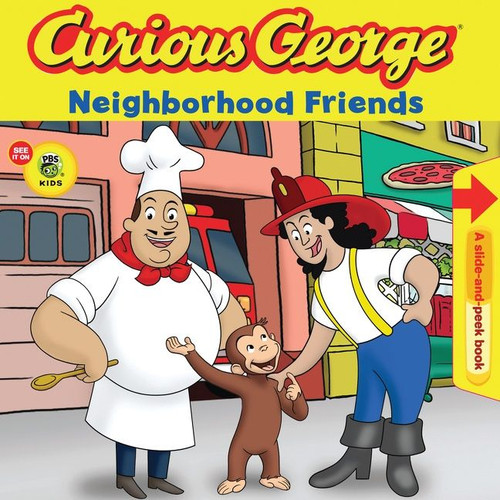 Curious George Neighborhood Friends (CGTV Pull Tab) by H. A. Rey, 9780547238753
