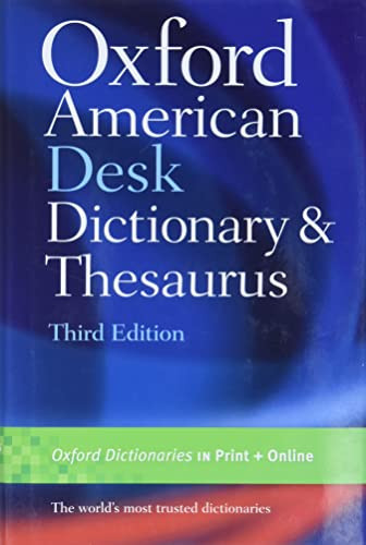 Oxford American Desk Dictionary & Thesaurus, 9780199739271