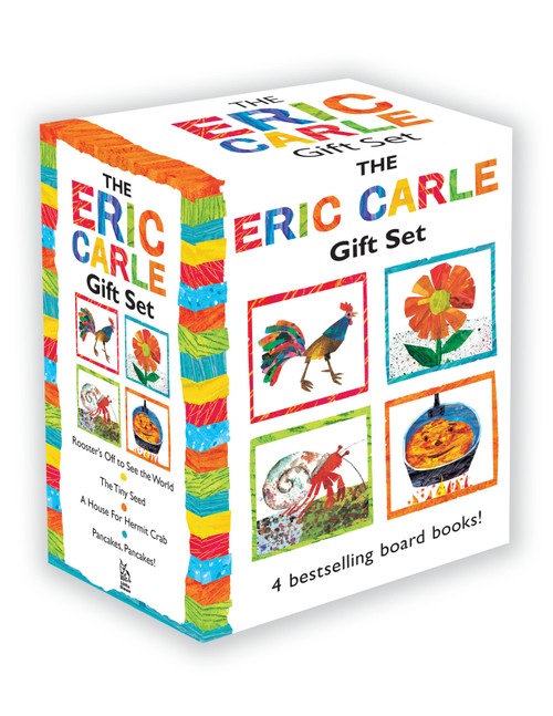 The Eric Carle Gift Set (Boxed Set) (The Tiny Seed; Pancakes, Pancakes!; A House for Hermit Crab; Rooster's Off to See the World) by Eric Carle, Eric Carle, 9781442488854