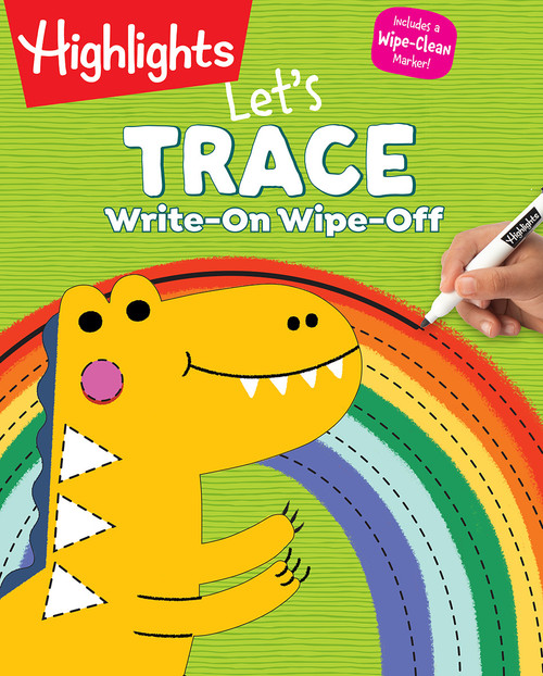 Write-On Wipe-Off Let's Trace (Dry Erase Letter Tracing Workbook for Kids, Wipe Clean Activity Book with Marker) by Highlights Learning, 9781629798448
