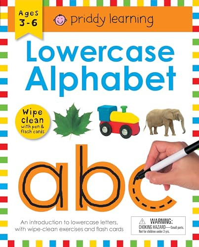 Wipe Clean Workbook: Lowercase Alphabet by Roger Priddy, 9780312525804