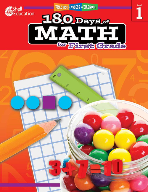 180 Days™: Math for First Grade (Practice, Assess, Diagnose) by Jodene Lynn Smith, Jodene Smith, Jodene Smith, Jodene Smith, 9781425808044