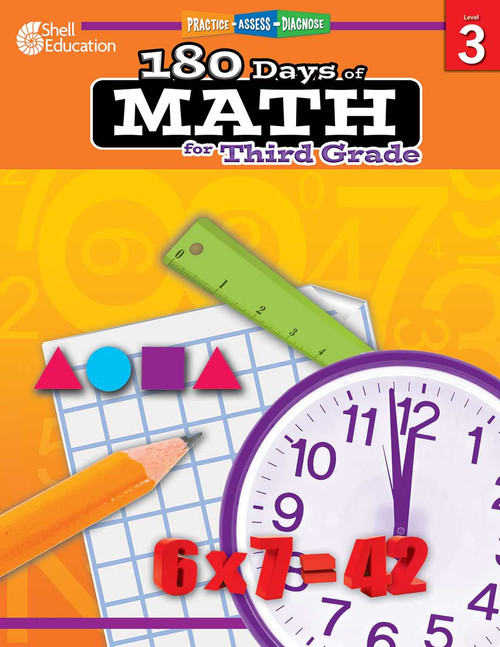 180 Days™: Math for Third Grade (Practice, Assess, Diagnose) by Jodene Lynn Smith, Jodene Smith, Jodene Smith, Jodene Smith, 9781425808068