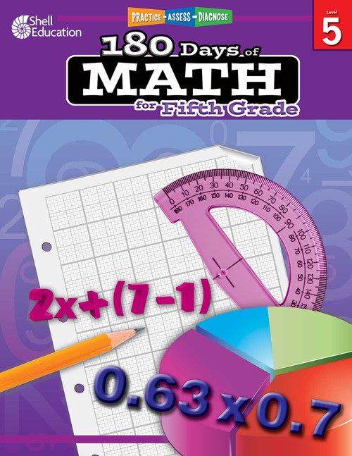 180 Days™: Math for Fifth Grade (Practice, Assess, Diagnose) by Jodene Lynn Smith, Jodene Smith, Jodene Smith, Jodene Smith, 9781425808082
