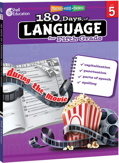 180 Days®: Language for Fifth Grade (Practice, Assess, Diagnose) by Suzanne Barchers, Suzanne I. Barchers, Suzanne Barchers, Suzanne Barchers, Suzanne Barchers, Suzanne Barchers, Suzanne Barchers, Suzanne Barchers, Suzanne Barchers, Suzanne Barchers, 9781425811709