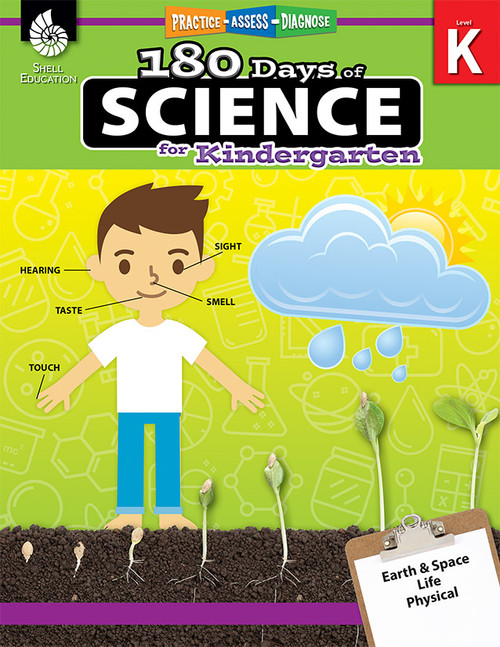 180 Days®: Science for Kindergarten (Practice, Assess, Diagnose) by Lauren Homayoun, 9781425814069