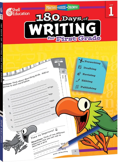 180 Days™: Writing for First Grade (Practice, Assess, Diagnose) by Jodene Lynn Smith, Jodene Smith, Jodene Smith, Jodene Smith, 9781425815240