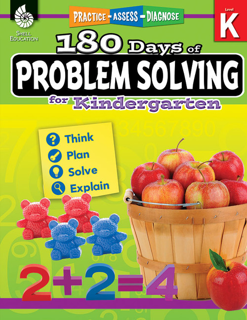 180 Days™: Problem Solving for Kindergarten (Practice, Assess, Diagnose) by Jessica Hathaway, 9781425816124