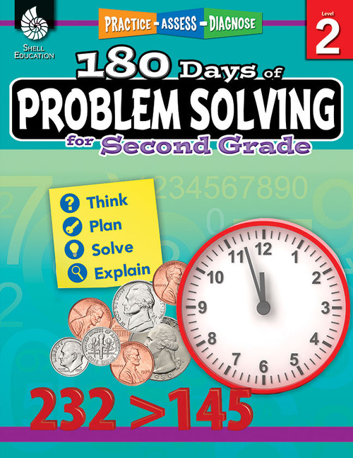 180 Days™: Problem Solving for Second Grade (Practice, Assess, Diagnose) by Donna Ventura, 9781425816148