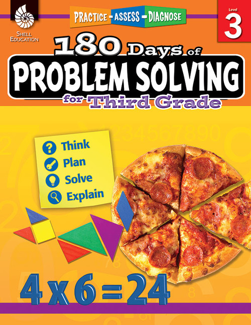 180 Days™: Problem Solving for Third Grade (Practice, Assess, Diagnose) by Kristin Kemp, 9781425816155
