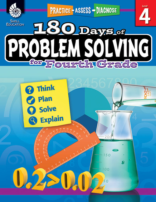 180 Days™: Problem Solving for Fourth Grade (Practice, Assess, Diagnose) by Charles Aracich, Chuck Aracich, 9781425816162
