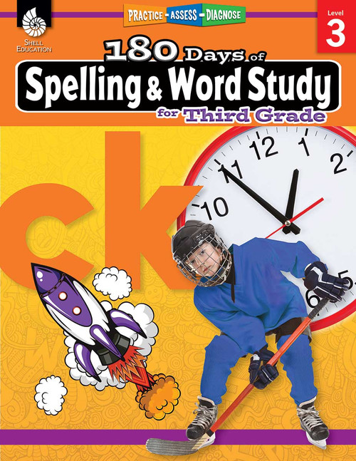 180 Days™: Spelling and Word Study for Third Grade (Practice, Assess, Diagnose) by Shireen Pesez Rhoades, 9781425833114