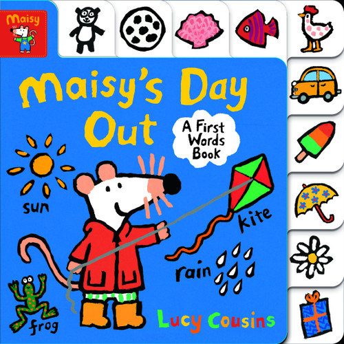 Maisy's Day Out: A First Words Book ((A Maisy the Mouse Tabbed Board Book About Weather and the Outdoors for Toddlers and Kids Ages 1-3)) by Lucy Cousins, Lucy Cousins, 9781536203868