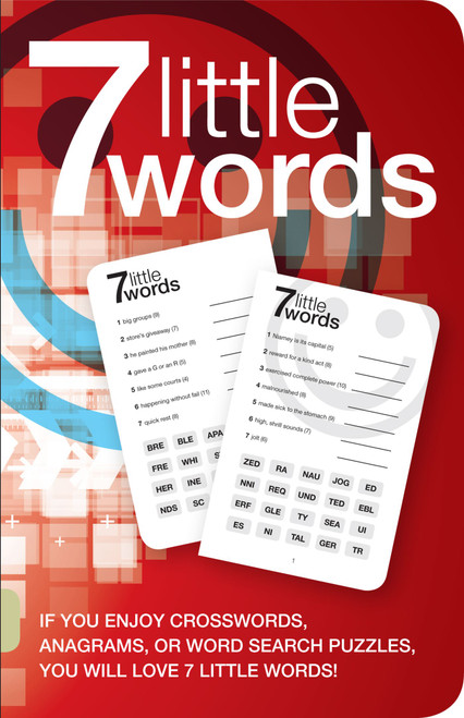 7 Little Words Book 1 (100 Puzzles) (Miniature Edition) by Blue Ox Technologies Ltd., Christopher York, 9781449435806