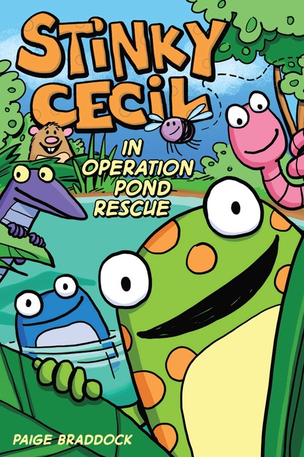 Stinky Cecil in Operation Pond Rescue by Paige Braddock, 9781449457112