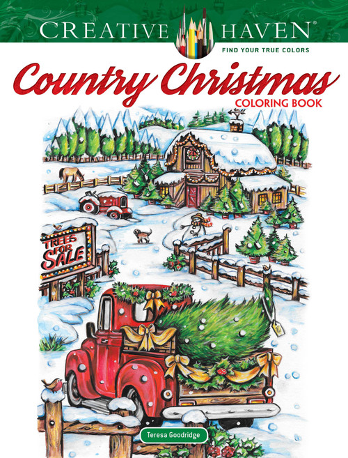 Creative Haven Country Christmas Coloring Book by Teresa Goodridge, 9780486832524