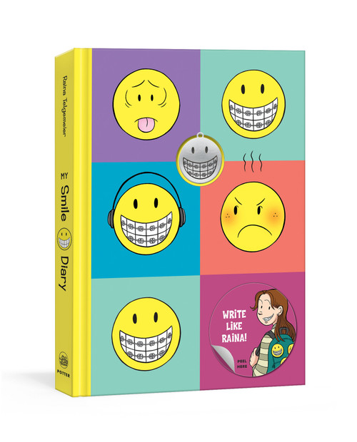 My Smile Diary (An Illustrated Journal with Prompts) by Raina Telgemeier, 9780593135624