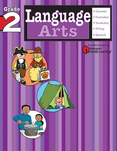 Language Arts: Grade 2 (Flash Kids Harcourt Family Learning) by Flash Kids Editors, 9781411404106