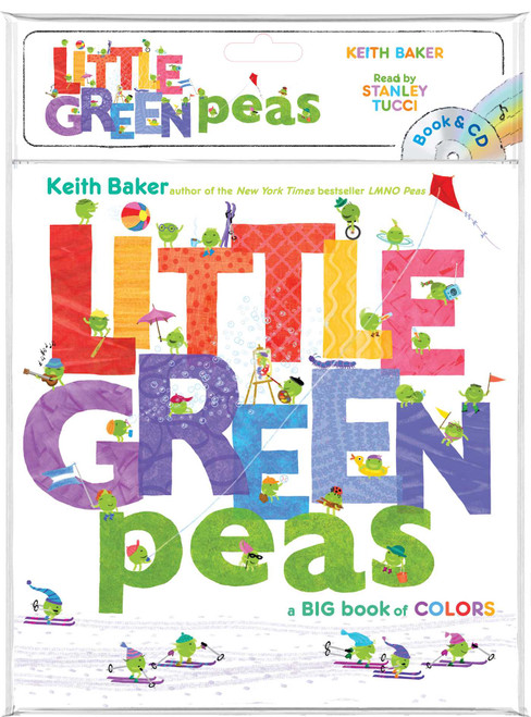Little Green Peas (Book & CD) by Keith Baker, Keith Baker, Stanley Tucci, 9781534418462