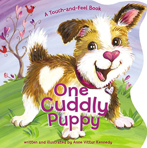 One Cuddly Puppy (A Counting Touch-and-Feel Book for Kids) by Anne Vittur Kennedy, 9781400215942