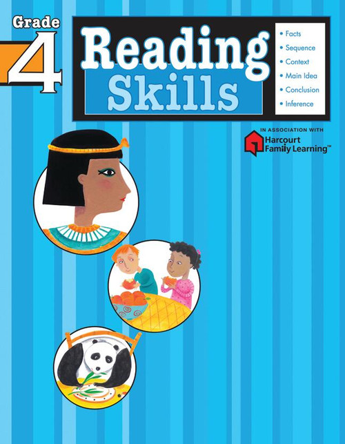 Reading Skills: Grade 4 (Flash Kids Harcourt Family Learning) by Flash Kids Editors, 9781411401167