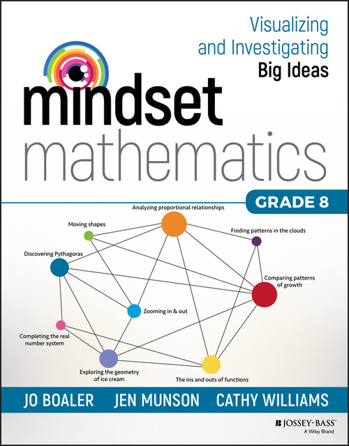 Mindset Mathematics: Visualizing and Investigating Big Ideas, Grade 8 by Jo Boaler, Jen Munson, Cathy Williams, 9781119358749