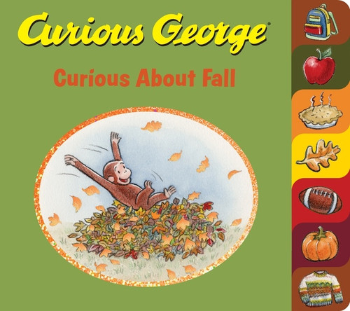 Curious George Curious About Fall Tabbed Board Book by H. A. Rey, 9780358126690