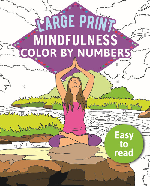 Mindfulness Color-by-Numbers Large Print by Arcturus Publishing Limited, 9781789500493