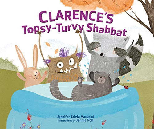 Clarence's Topsy-Turvy Shabbat - 9781541542426 by Jennifer Tzivia MacLeod, Jennie Poh, 9781541542426
