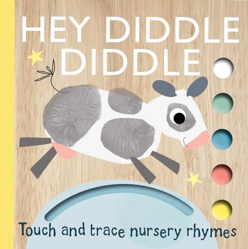 Touch and Trace Nursery Rhymes: Hey Diddle Diddle (Board Book for Babies and Toddlers 0-2 years old) - 9781684129591 by Emily Bannister, 9781684129591