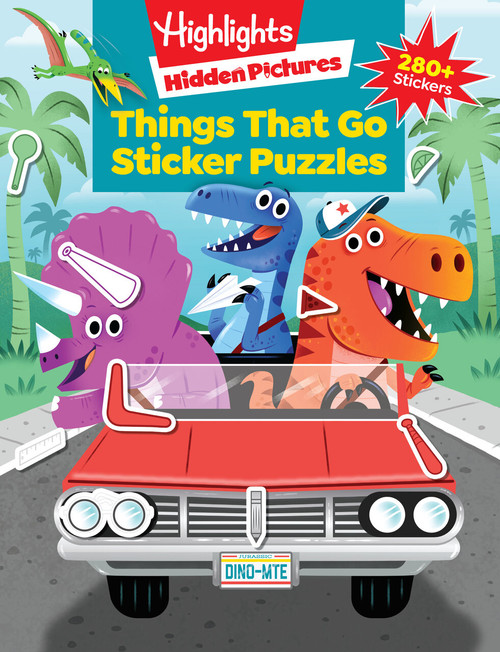 Things That Go Sticker Puzzles by Highlights, 9781629799506
