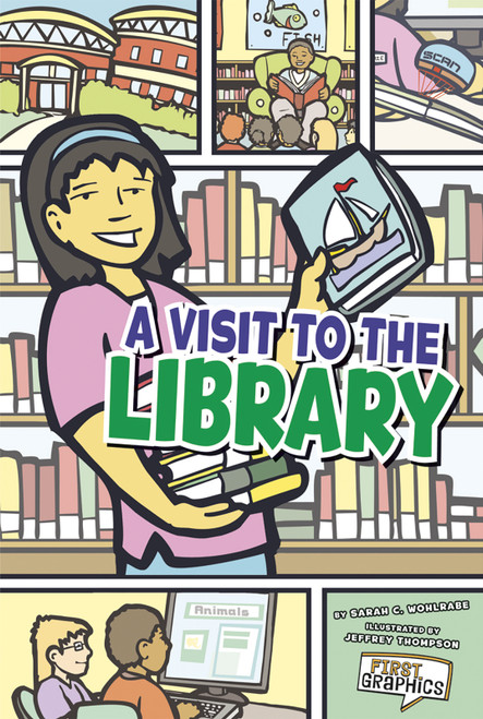 A Visit to the Library - 9781429653718 by Jeffrey Thompson, Sarah C. Wohlrabe, 9781429653718