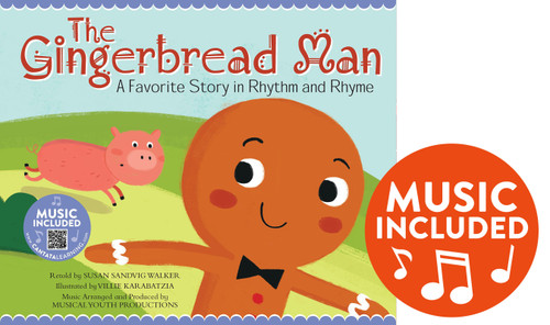 Gingerbread Man (A Favorite Story in Rhythm and Rhyme) by Musical Youth Productions, Susan Sandvig Walker, Villie Karabatzia, Musical Youth Productions, 9781684103928